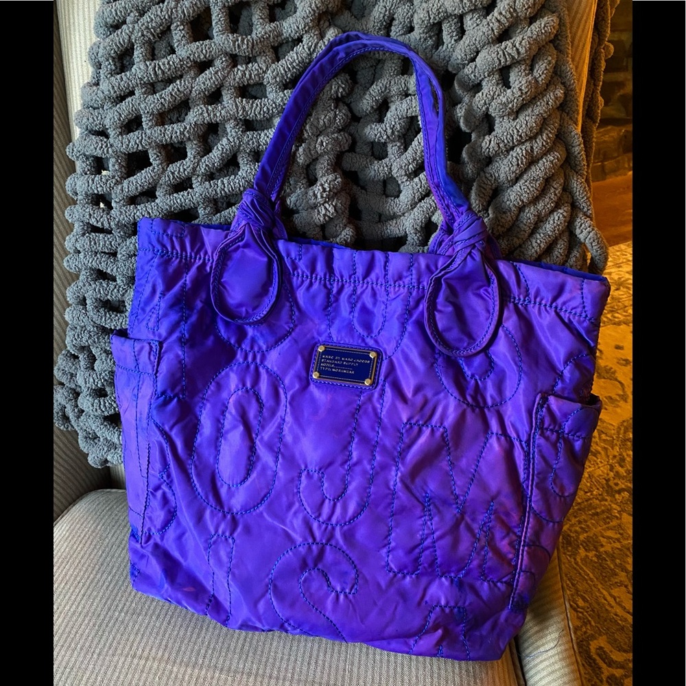 MARC BY MARC JACOBS Purple Pink Tote Bag